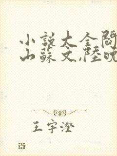 小说大全阎王下山苏文,陆晚风