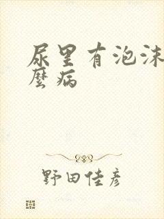 尿里有泡沫是什么病