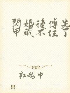 闪婚后傅先生马甲藏不住了免费全本小说