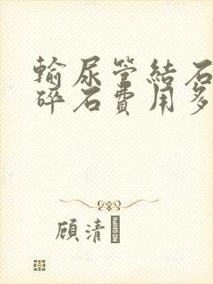 输尿管结石体外碎石费用多少钱