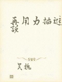 再用力插进去小说