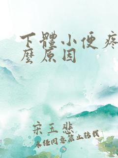 下体小便疼痛什么原因