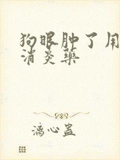 狗眼肿了用什么消炎药