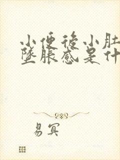 小便后小肚子有坠胀感是什么原因