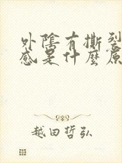 外阴有撕裂疼痛感是什么原因