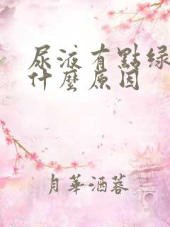 尿液有点绿色是什么原因