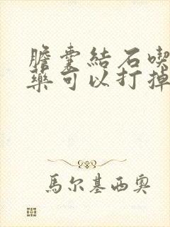 胆囊结石吃什么药可以打掉