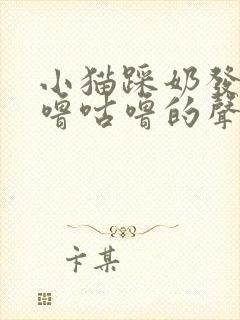 小猫踩奶发出咕噜咕噜的声音