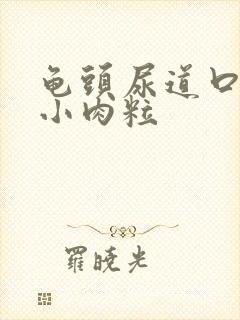 龟头尿道口有个小肉粒