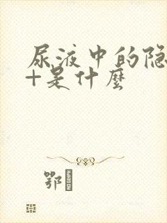 尿液中的隐血2+是什么