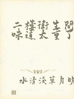 二楼卫生间反味味道太重了怎么办