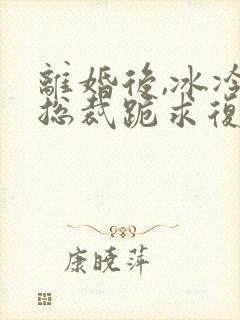 离婚后,冰冷女总裁跪求复婚