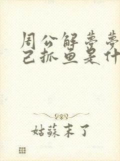 周公解梦梦见自己抓鱼是什么征兆