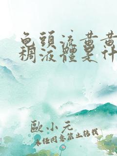 龟头流黄黄的粘稠液体是什么