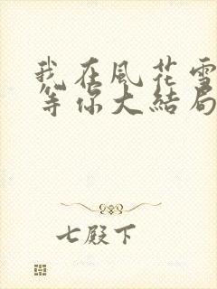 我在风花雪月中等你大结局