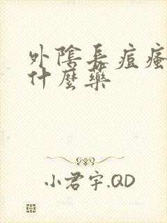 外阴长痘瘙痒用什么药