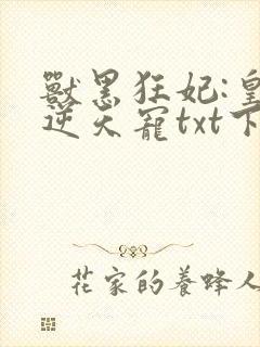 兽黑狂妃:皇叔逆天宠txt下载