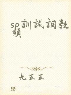 sp训诫调教视频