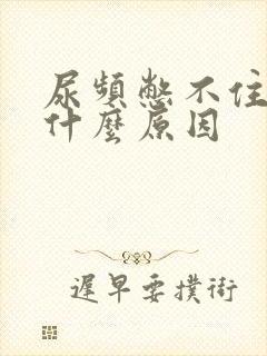 尿频憋不住尿是什么原因