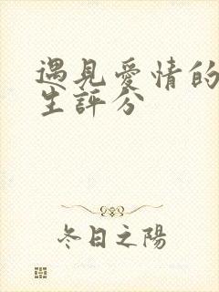 遇见爱情的利先生评分