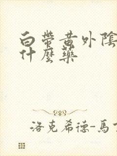 白带黄外阴痒吃什么药