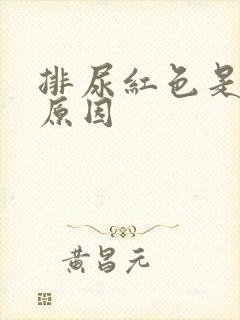 排尿红色是什么原因