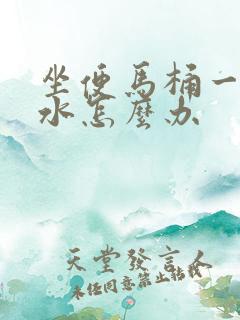 坐便马桶一直漏水怎么办