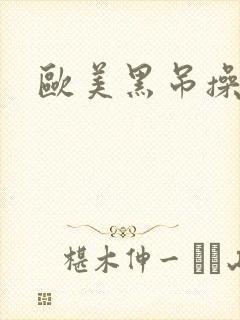 欧美黑吊操老逼