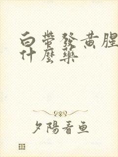 白带发黄腥臭吃什么药