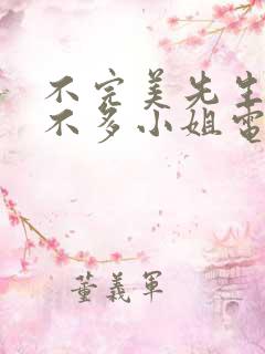 不完美先生和差不多小姐电视剧