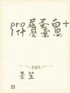 pro尿蛋白+1什么意思