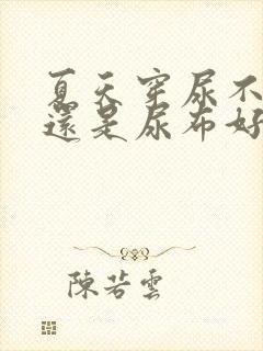 夏天穿尿不湿好还是尿布好