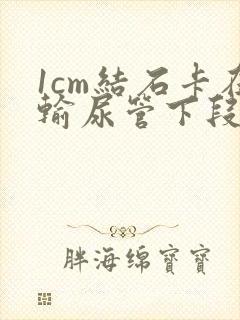 1cm结石卡在输尿管下段