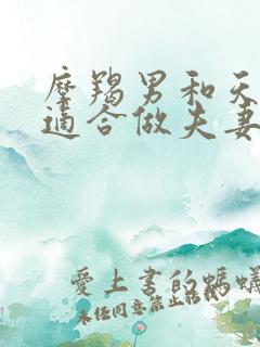 摩羯男和天秤女适合做夫妻吗