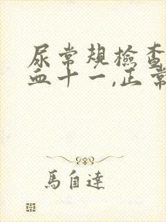 尿常规检查出隐血十一,正常吗