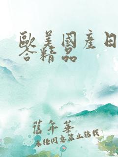 欧美国产日韩综合精品