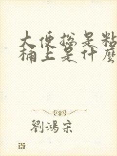 大便总是粘在马桶上是什么原因