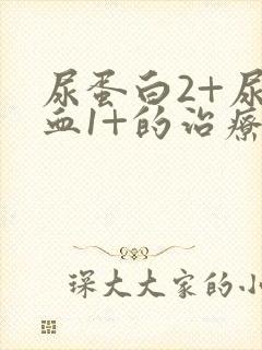 尿蛋白2+尿潜血1+的治疗方案