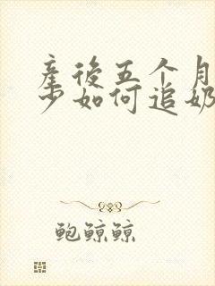 产后五个月奶水少如何追奶