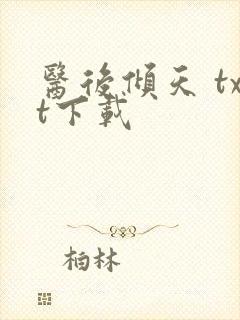 医后倾天 txt下载