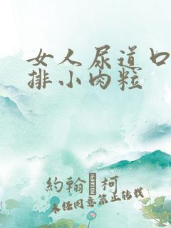 女人尿道口有一排小肉粒