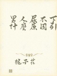 男人尿不下来尿什么原因引起的