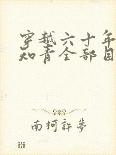 穿越六十年代小知青全部目录