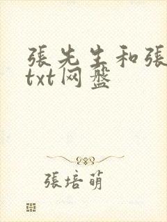 张先生和张先生txt网盘