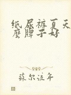 纸尿裤夏天用什么牌子好