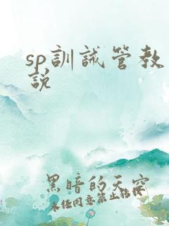 sp训诫管教小说