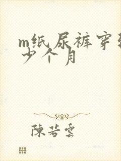 m纸尿裤穿到多少个月