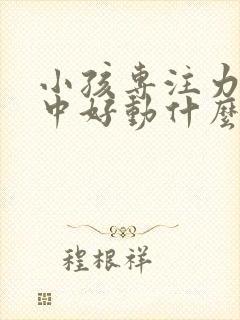 小孩专注力不集中好动什么原因