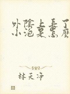 外阴上长了一个小泡是怎么回事