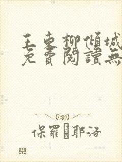 王东柳倾城小说免费阅读无弹窗